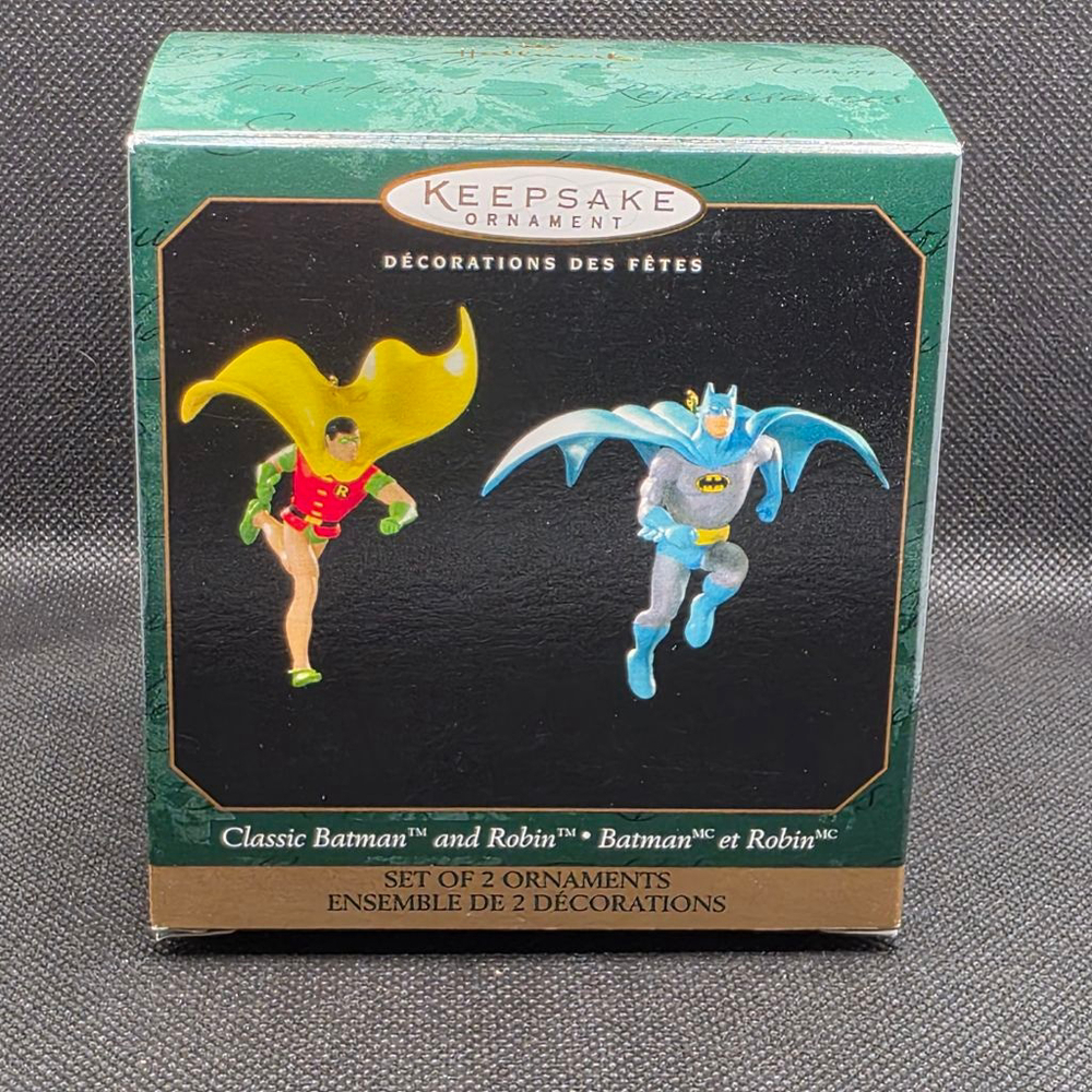 Hallmark Keepsake Miniature Ornament Classic Batman and Robin vintage